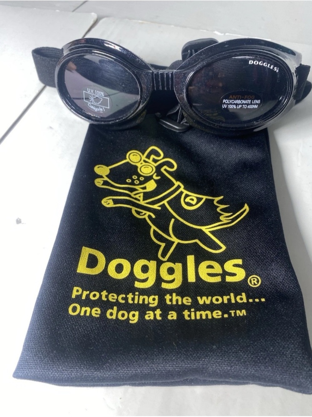 Doggles ILS (Interchangeable Lens) protective eyewear for medium to large dogs